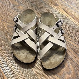 Birki’s by Birkenstock genuine leather suede sandals